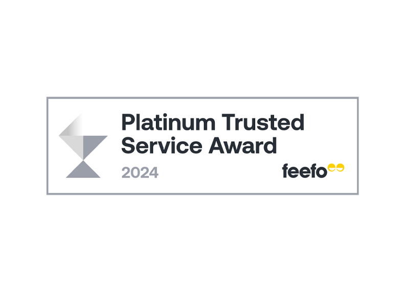 feefo Premium Trusted Service Award, 2024