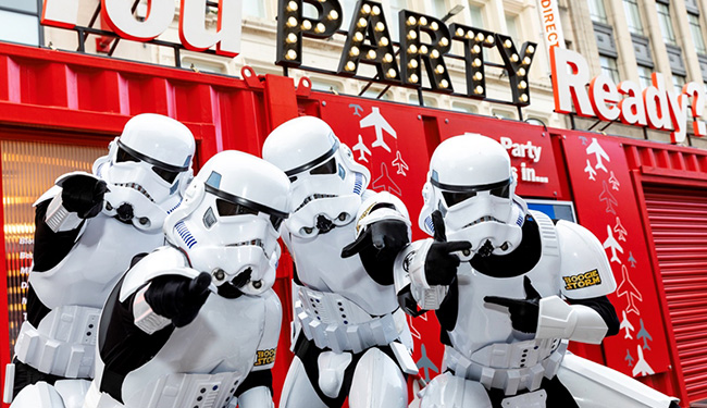 Dancing storm troopers, silent disco and top comedian - it's the Party ...